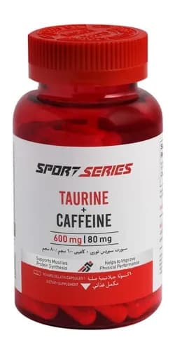 Sports Series Taurine + Caffeine 90 Capsules by Building Blocks