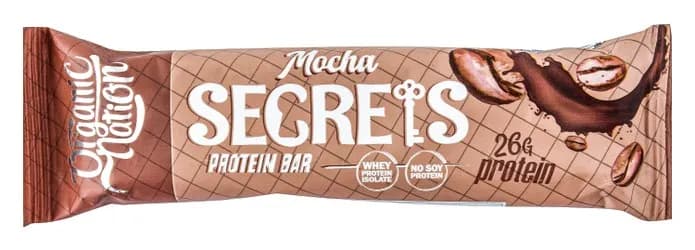Organic Nation Secrets Mocha Bar 70g