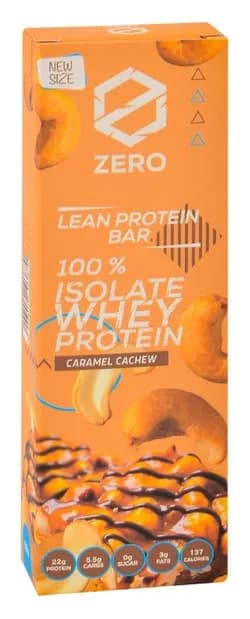 Zero Protein Bar 50g Caramel Cashew Flavor