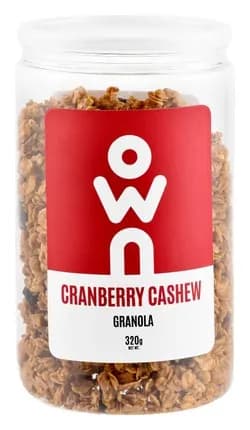 Cranberry & Cashew Granola 350g