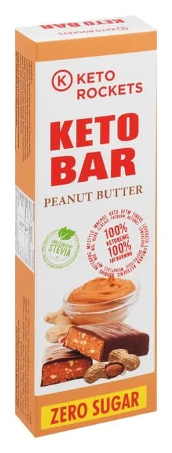 Keto Rockets Peanut Butter Keto Bar 40g