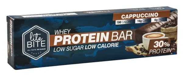 Lite Bite Protein Bar - Cappuccino - 30% Whey Protein - 70 grams