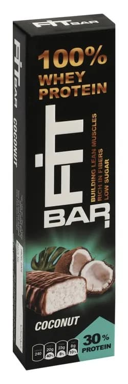Light Bite Fit Bar 30% Whey Protein Coconut 70g