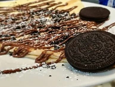 كريب شوكولاتة نوتيلا مع أوريو