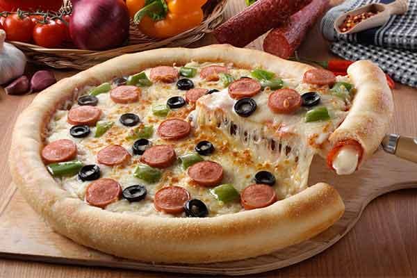 Hot Dog Pizza Large