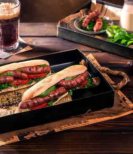 Grilled Juicy Kandouz Sausage Loaf