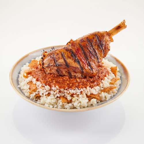 Fattah with Lamb Mouza Plate
