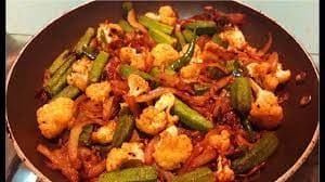 Bhindi Gobi Masala