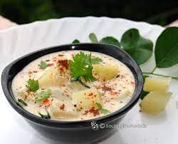 Raita with Potato
