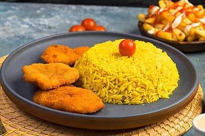 Chicken Panne Meal