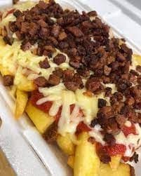 Mozzarella potatoes with meat