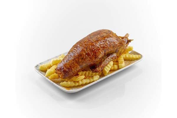 Stuffed Pigeon with Fereek Plate