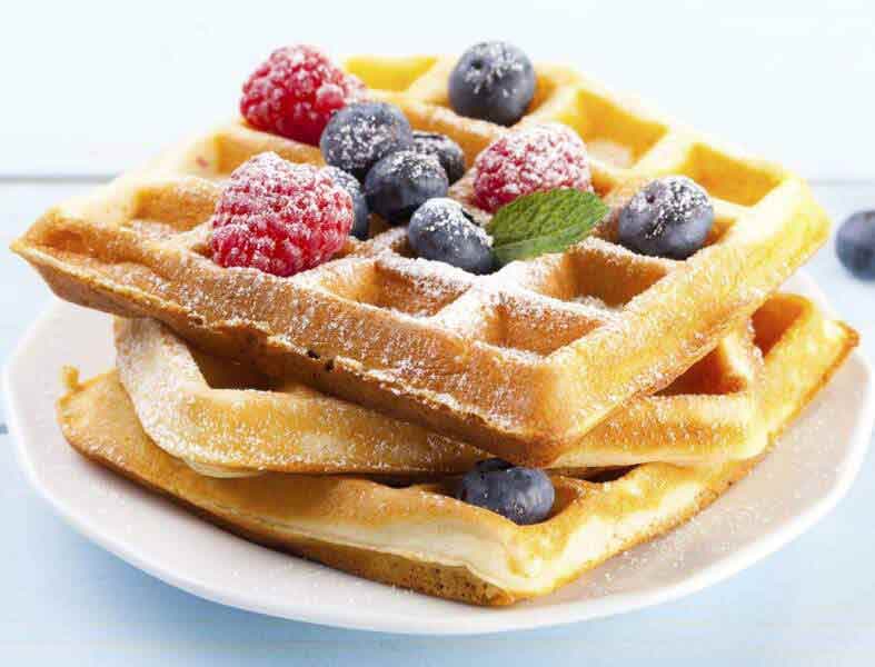 Mix Fruit Waffle
