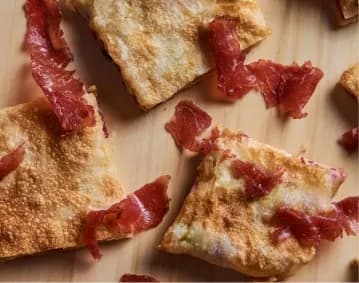 Pastrami With Kiri Cheese Oriental Pizza