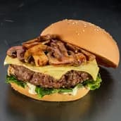 Portobello Mushroom Burger Stand