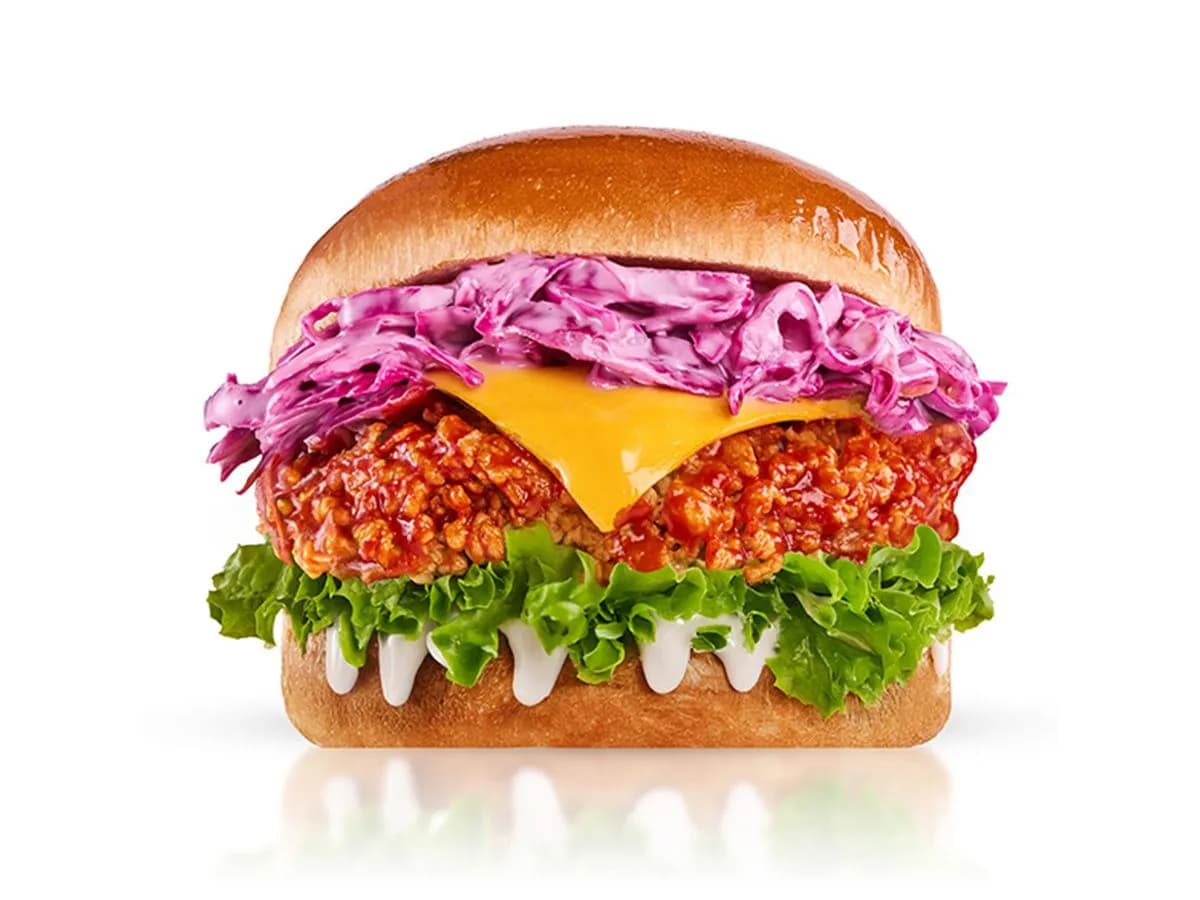 Slaw Sriracha Burger Sandwich