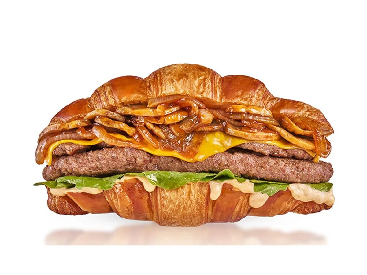 Croissant Burger Sandwich