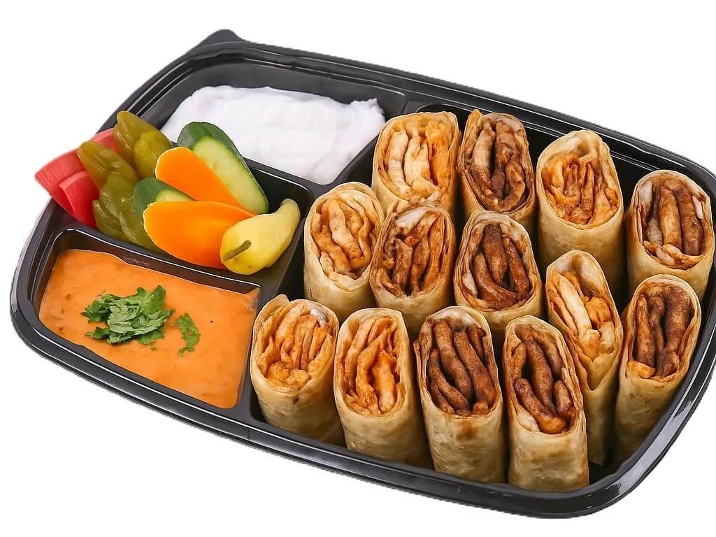 12 Pieces Mix Shawarma Meal