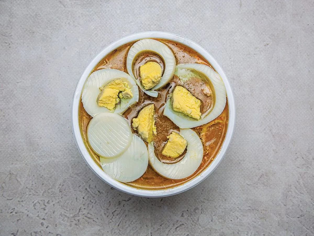 Alexandrian Foul with Boiled Eggs Box