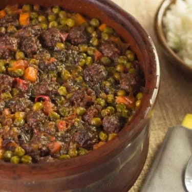 Pea and Meat Casserole