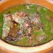 Molokhia Casserole with Meat