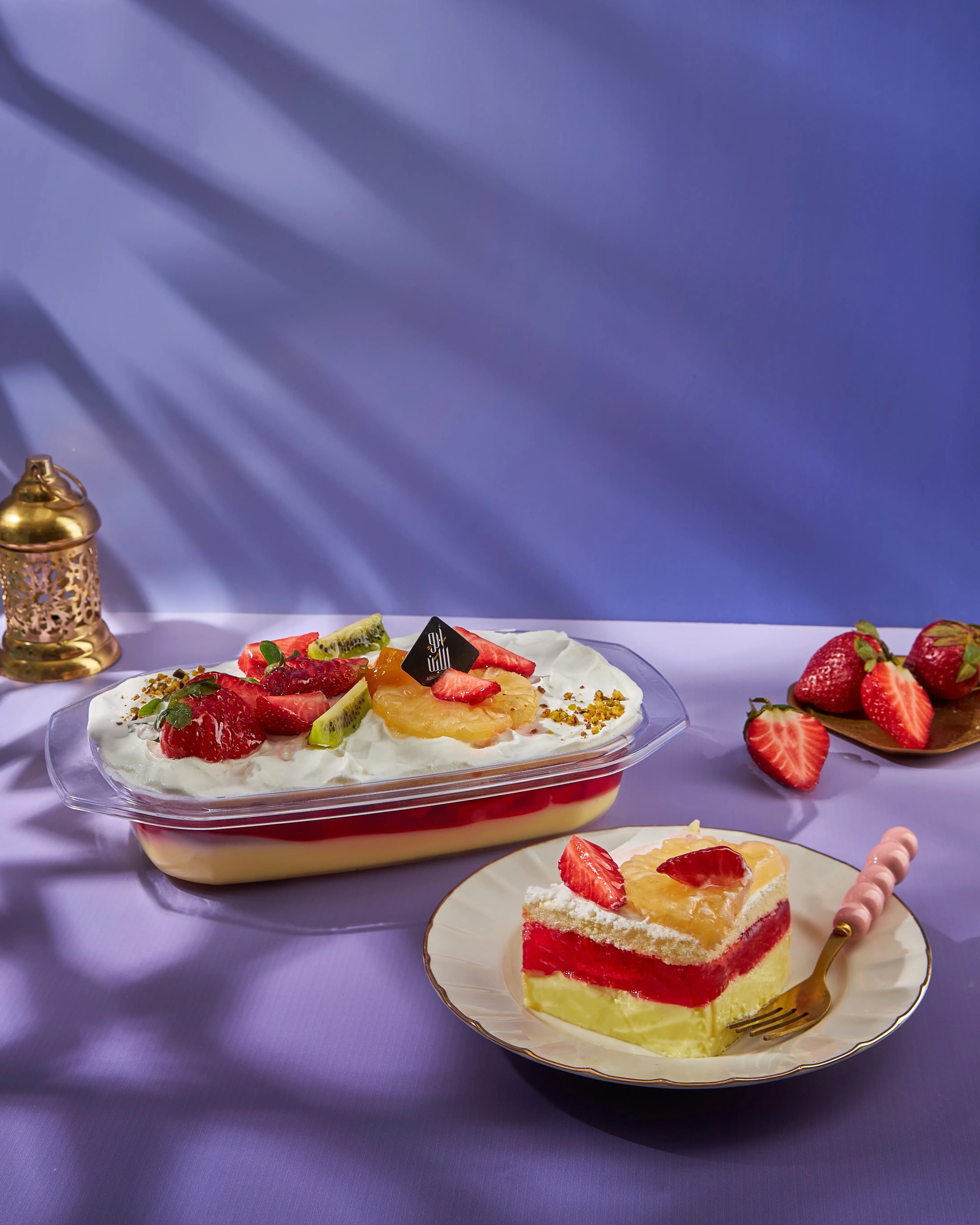 Fruity Cloud (Fruit Trifle)