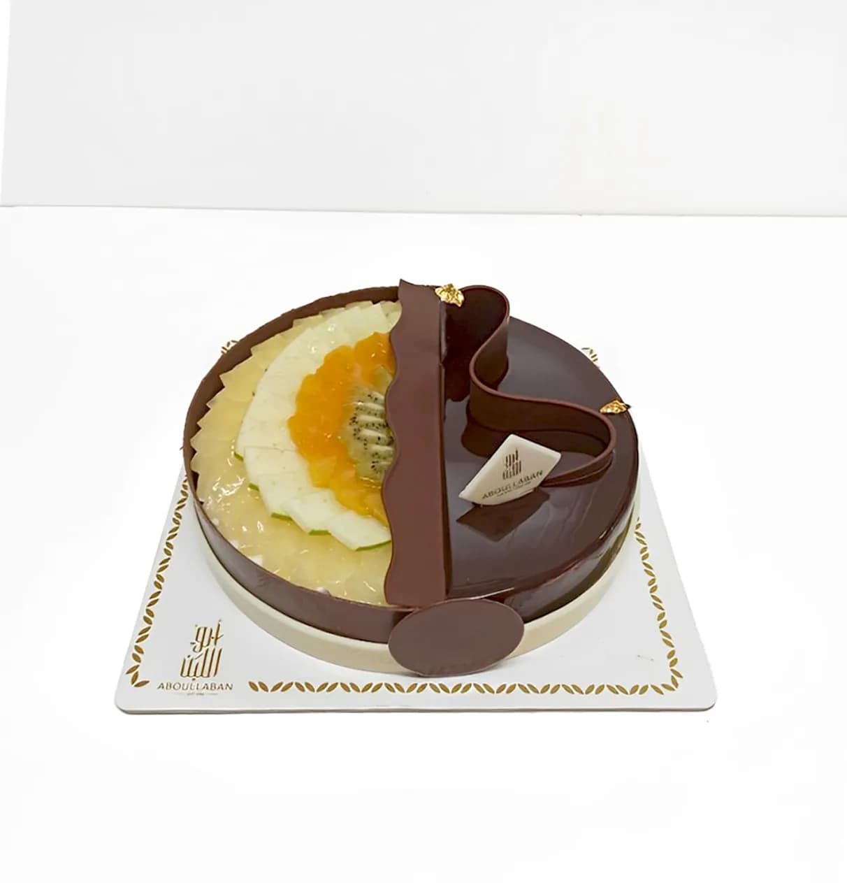 Chocolate and fruit tart